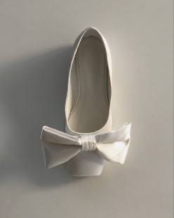 ribbon flat ballet shoes (2color)