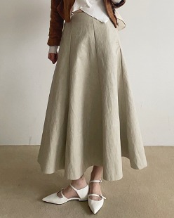 leather hul skirt (2color)