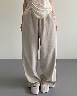 urban velour pants (2color)
