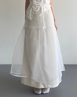 mono organza skirt (2color)